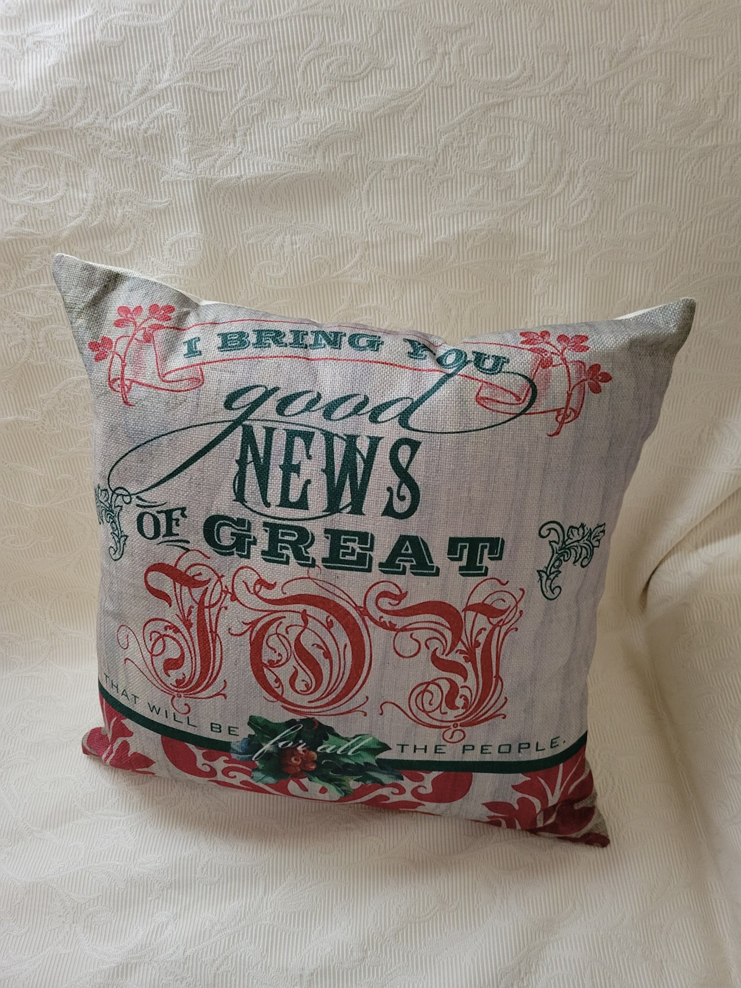 Victorian-inspired Christmas Pillow Covers